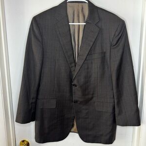 Hickey Freeman x Loro Piana Worsted Wool Blazer